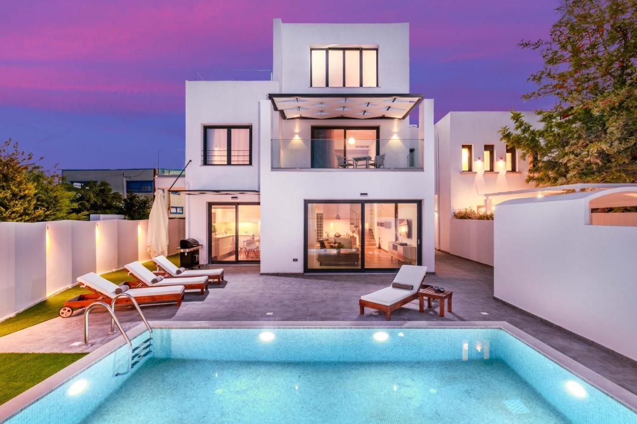 5Star Villa Harmony W Heated Pool, Gym, Spa, Sauna Skalanion Buitenkant foto